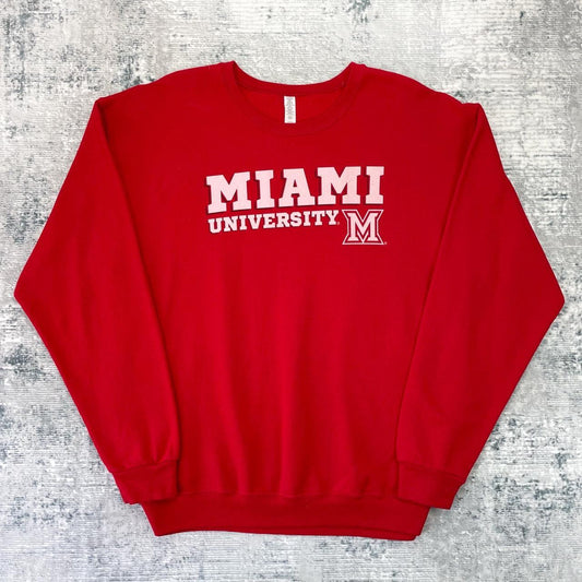Vintage Miami University Sweatshirt - Large